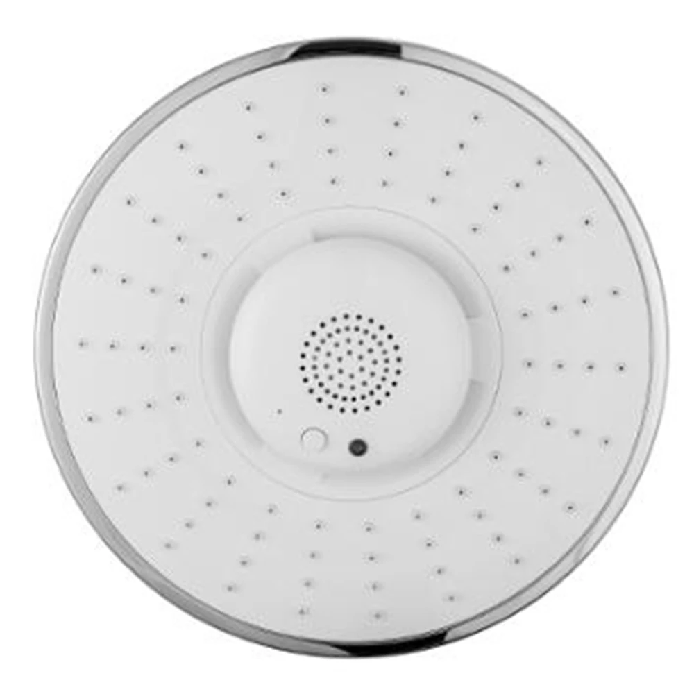High Quality Bathroom 8 Inch Abs Bt Wireless Waterproof Speaker Blue Tooth Music Shower Head