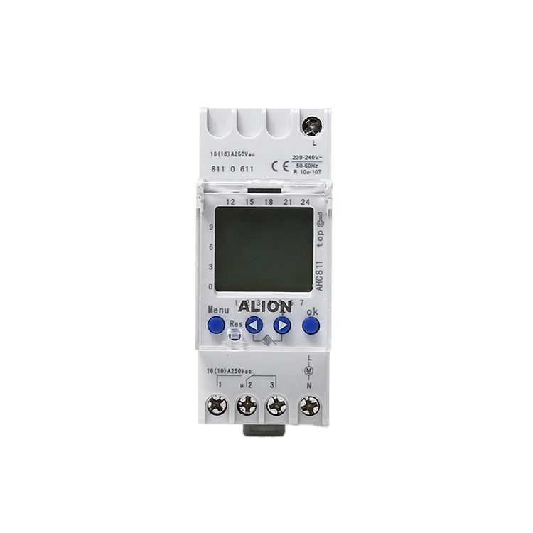 AHC811 220VAC 50-60 Hz Program Automatic DIN Rail LCD Display Digital 7-day Electronic Timers