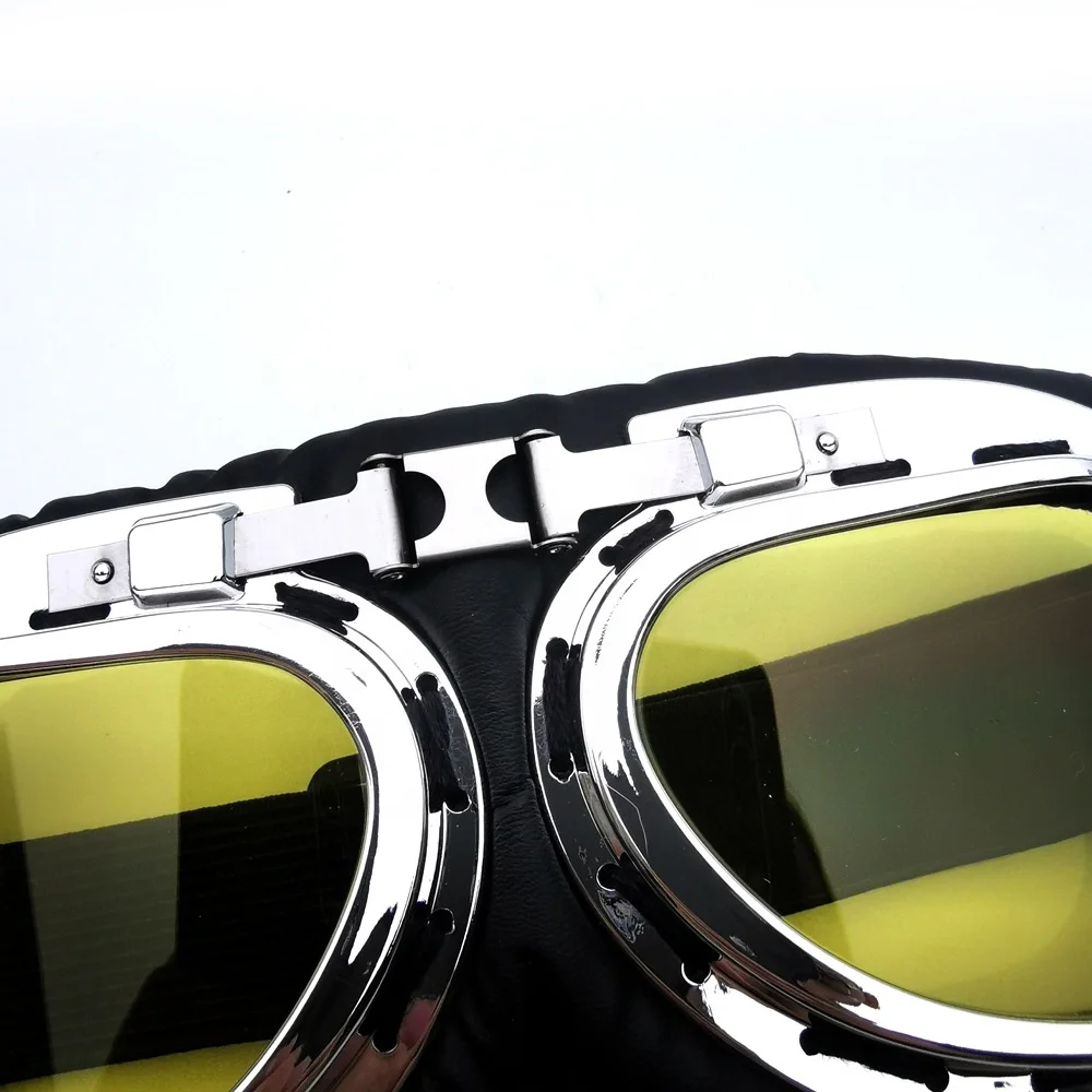 Motorcycle Vintage Sunglasses Windproof Motocross Safety Protective Helmet Goggles vintage Driving Glasses