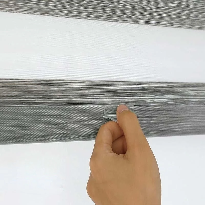 Custom made  vision curtains Pleated zebra blinds