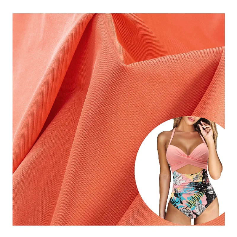 Hot selling custom 88% polyester 12% spandex knitted  quick-drying breathable fabric spandex fabric for swimwear