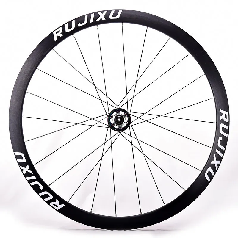 700C RUJIXU frame height 38mm aluminum alloy 5 bearing melon car disc brake wheel group six jaw wheel