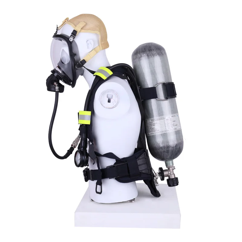Positive Pressure Fireman Breathing Apparatus 6.8L SCBA With Accessory