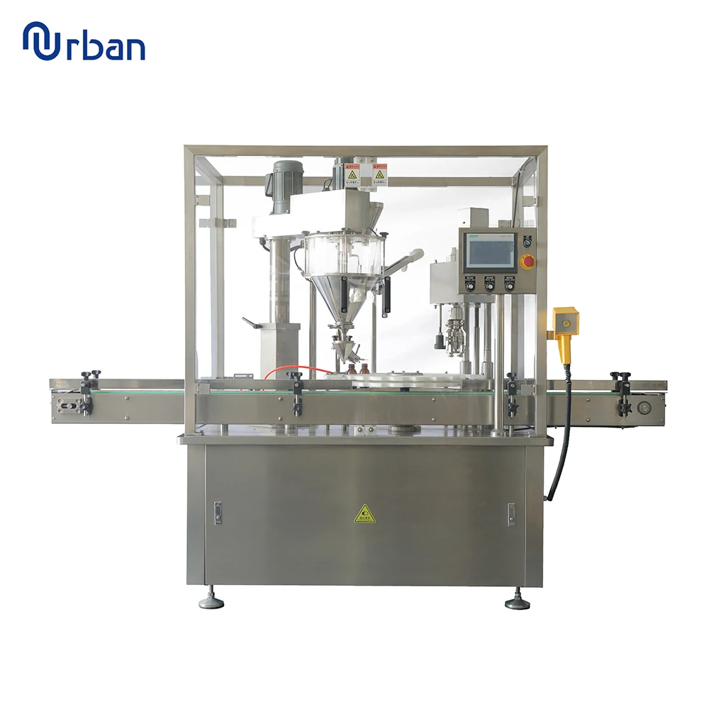 Автоматическая машина для наполнения и закупорки специй в бутылках с 4 насадками
