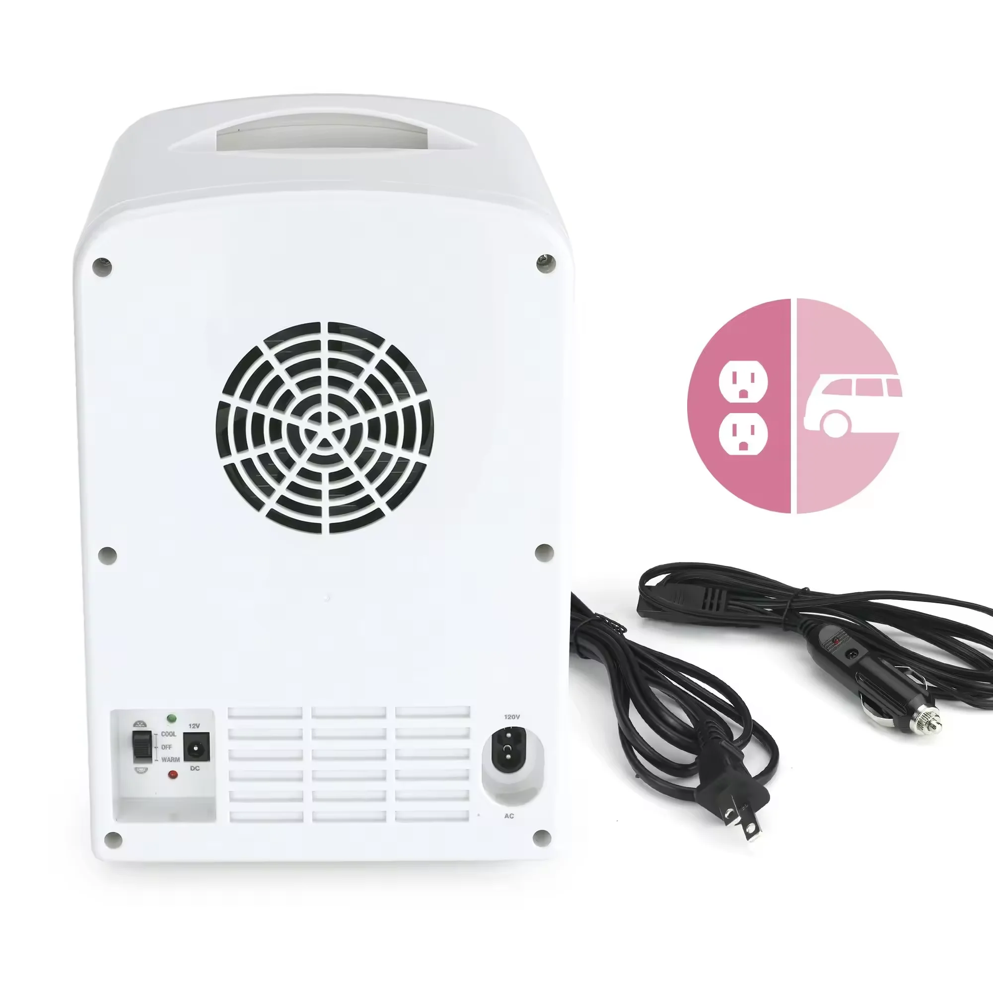 Car mini refrigerator 4 L Capacity Beauty portable refrigerator Household mini fridge