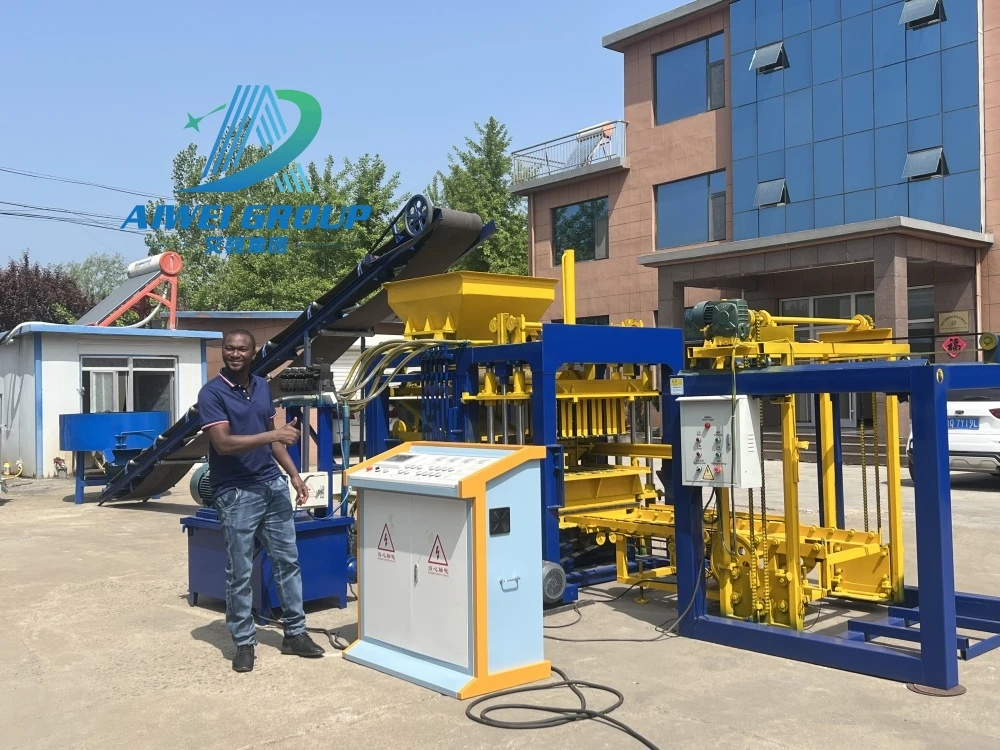 QT4-15 Full Automatic Hydraulic hollow brick making machine CHB block machine in Philippines