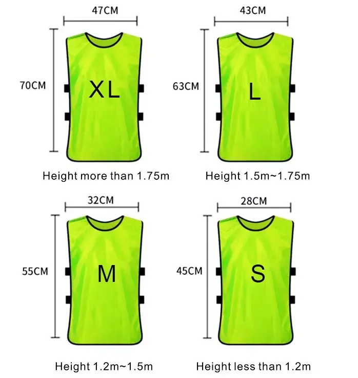Cheap Custom Training Vests Sports Numbered Pinnies Soccer Bibs For Football Sport