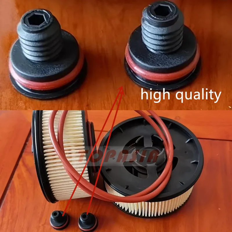 TOPASIA Stock Replacement Fuel Filter Element for Hyundai Santa Fe Tm with Sealing Rings Fluorosilicon or Nitrile 31920-S1900