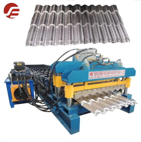 Hot Sale Corrugated Metal Sheet Roofing Tile Making Roll Forming Machine Roofing Sheet Metal Roof Making Machine