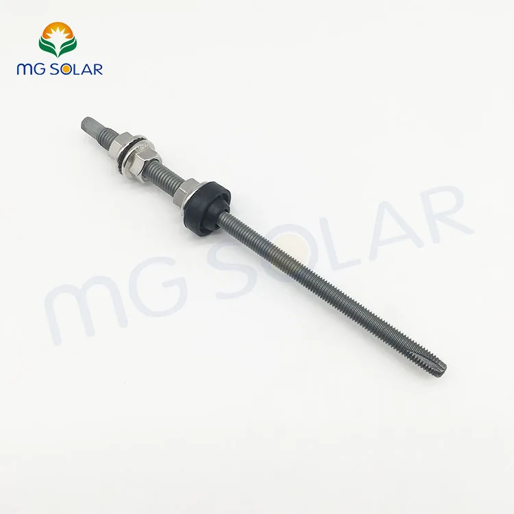 Fast Installation Hanger Bolt Kit Stainless Steel DIN Zinc for Solar Roof Mount