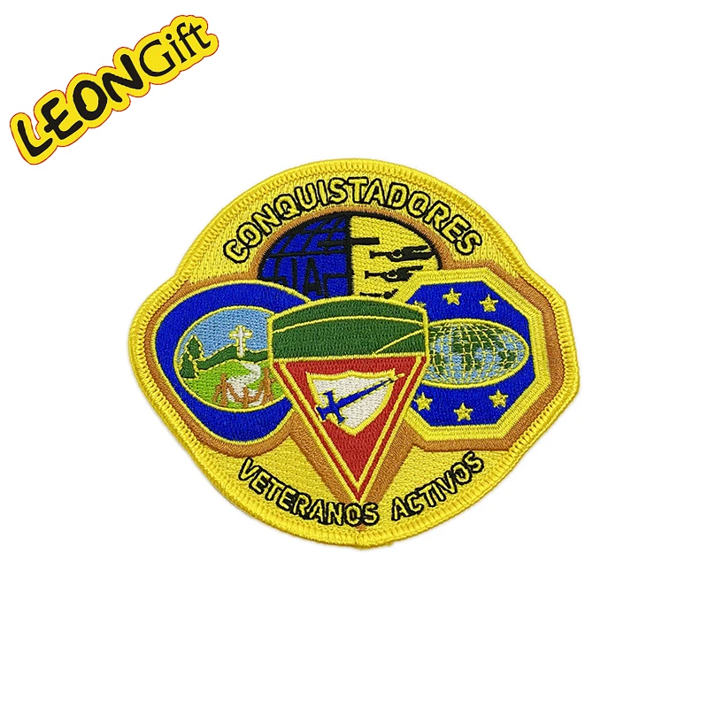 High Quality Custom Chenille Embroidered Patches Towel Patches