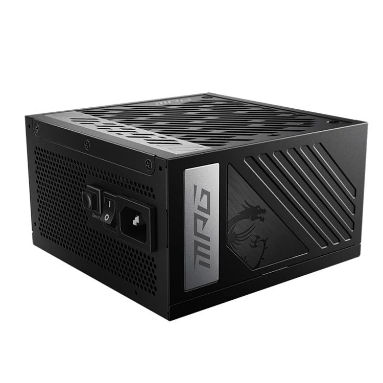 Блок питания MSI MPG A1000G PCIe5.0 80 Plus полностью модульный Золотой поддерживает процессоры NVIDIA GeForce RTX 40 серии ATX 1000