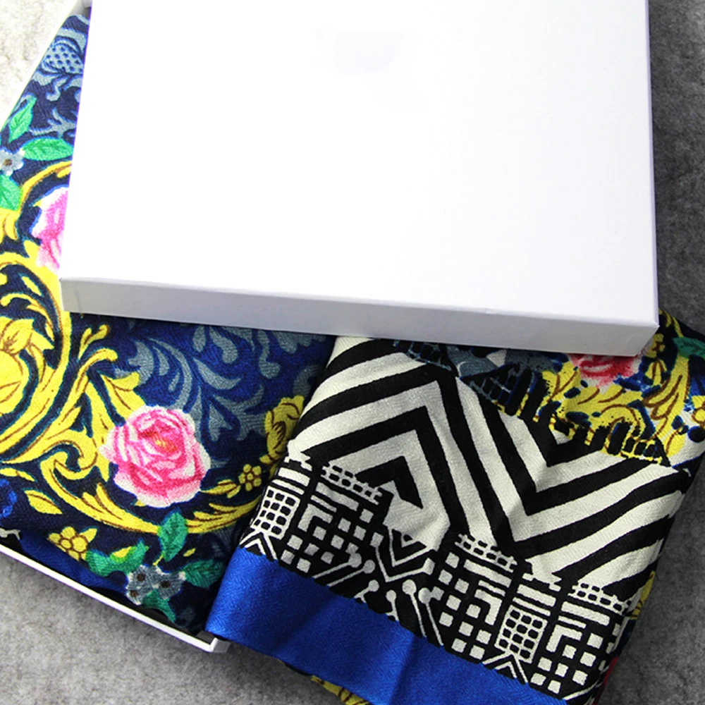 Зимняя кашемировая шерстяная шаль ручной работы Manxiang, модный дизайнерский шарф