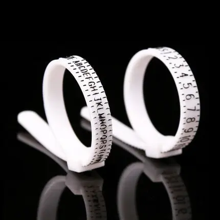 Аксессуары Yiwu, ювелирные изделия, пластиковое кольцо Sizer EU UK USD, измеритель для пальцев для женщин/мужчин и детей