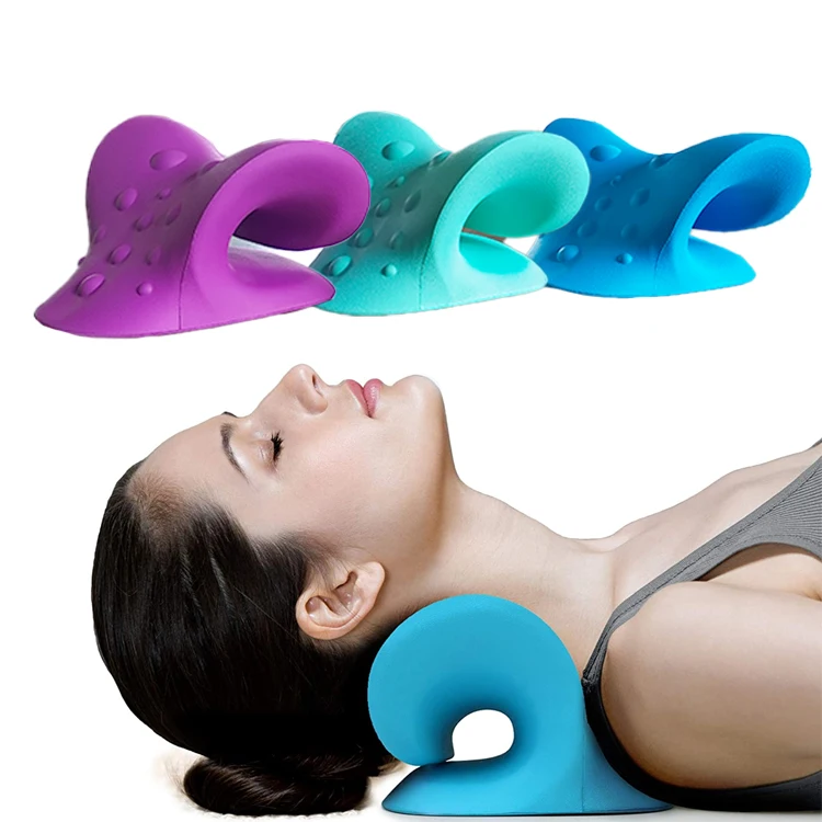 Neck Massage Pillow Chiropractic Pillow Neck And Shoulder Relaxer Anti-fatigue Neck Traction Pillow
