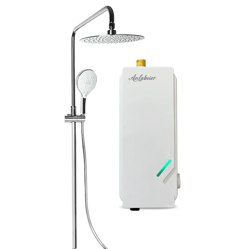 anlabeier china 120 volt ipx4 5.5kw tankless hot water heater hotel project under sink