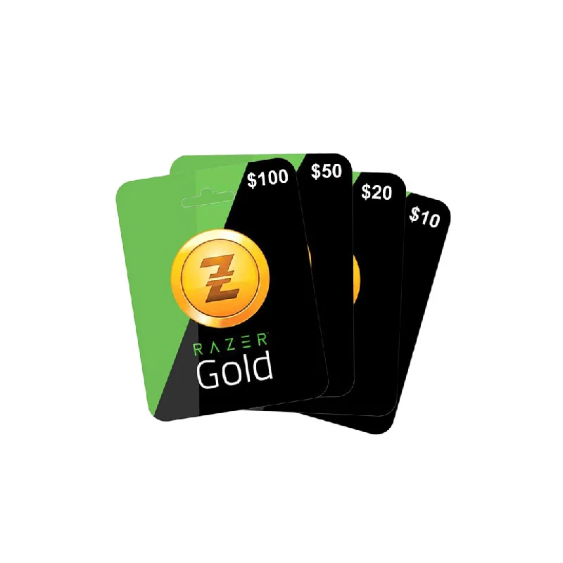 Высококачественная пластиковая карта Razer Gold / Rixty $100 для физической доставки