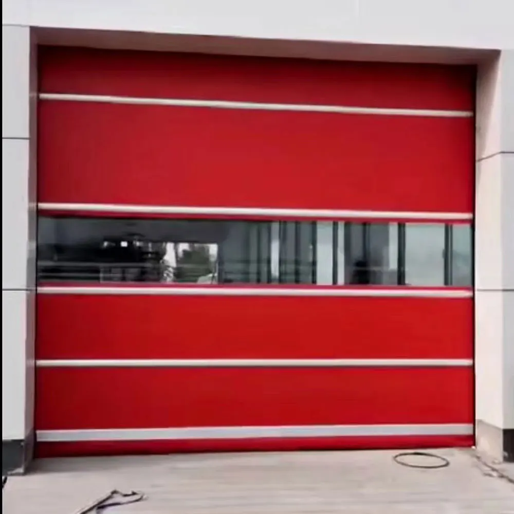 PVC Warehouse fast rolling shutter door Plastic Fast Action Automatic Servo System Rapid Roll High Speed Roller Shutter Door