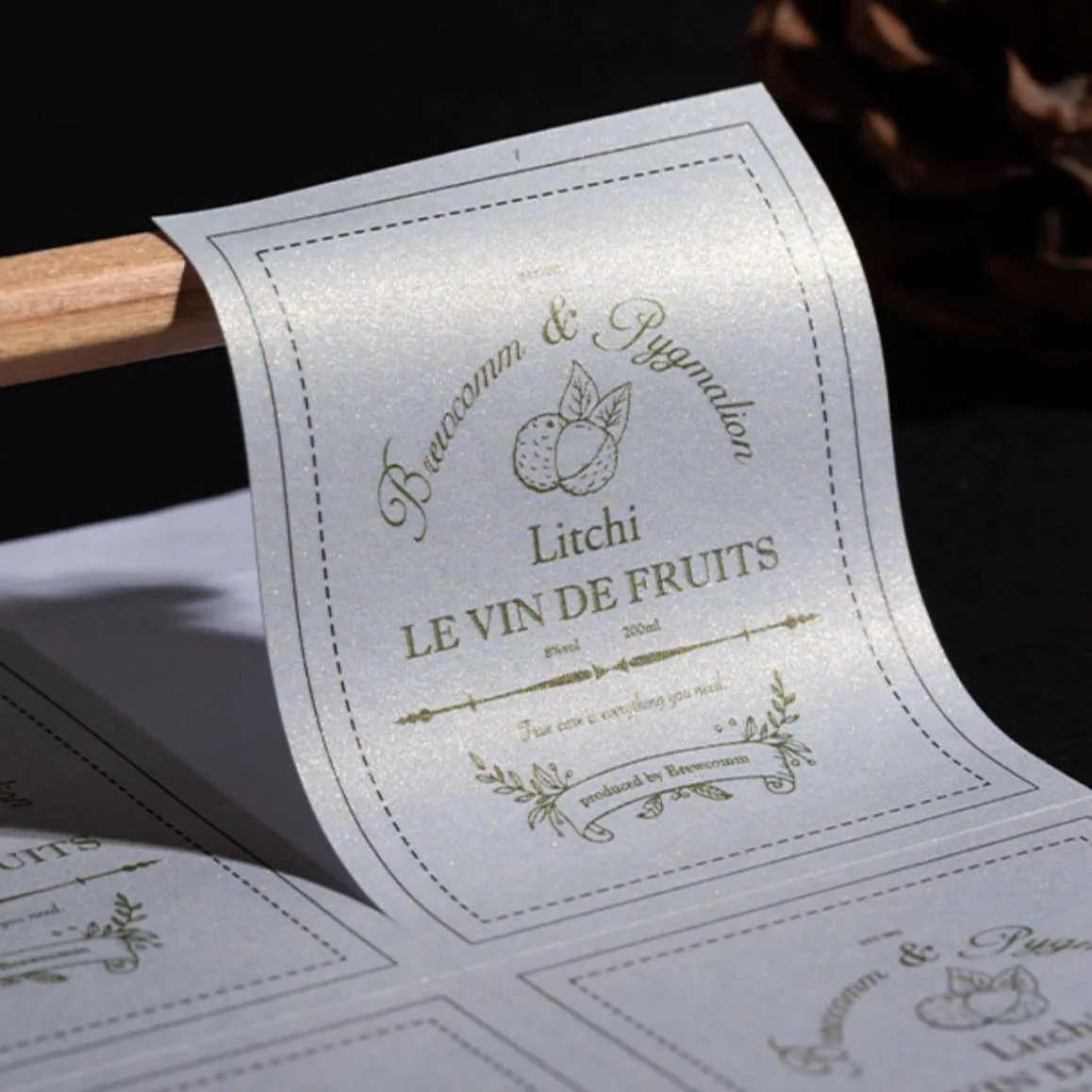 label packing labels food waterproof label sticker custom printing logo embossed decorative stickers