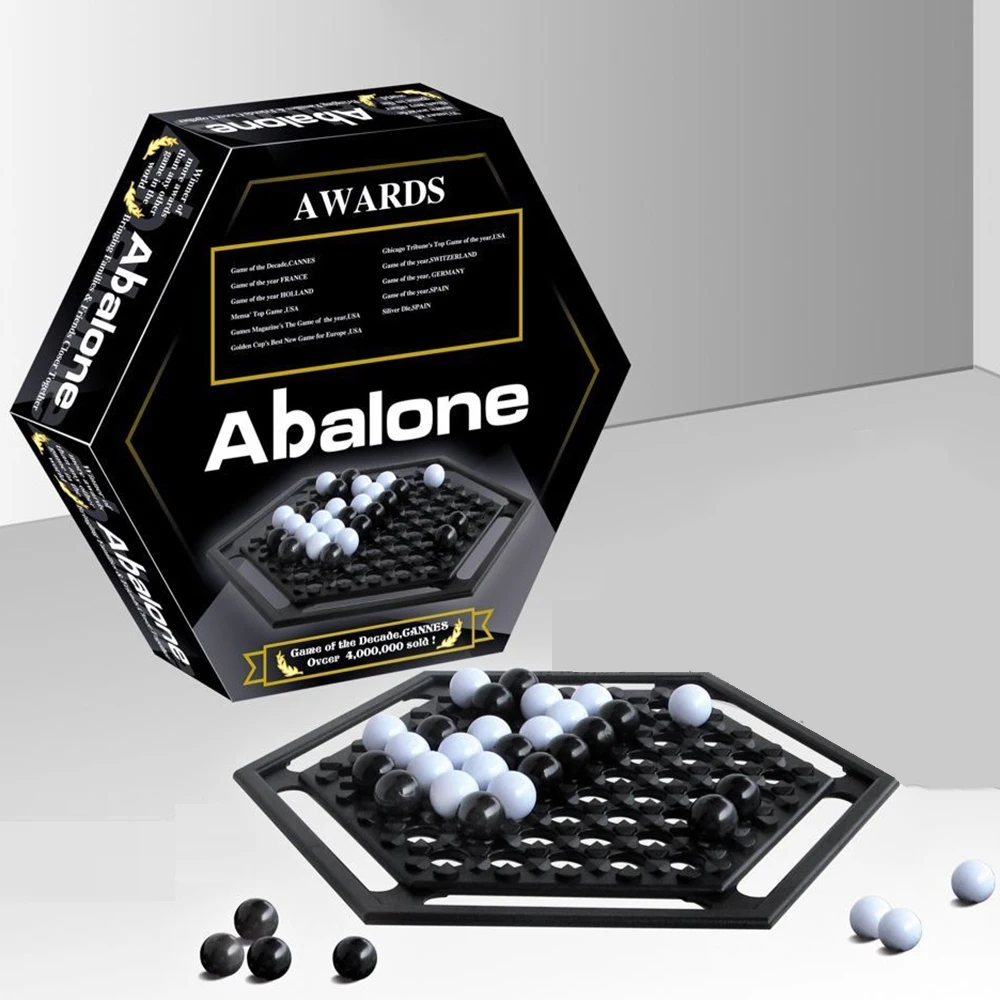 kids train chess game abalone game board with glass ball and plastic game chess board