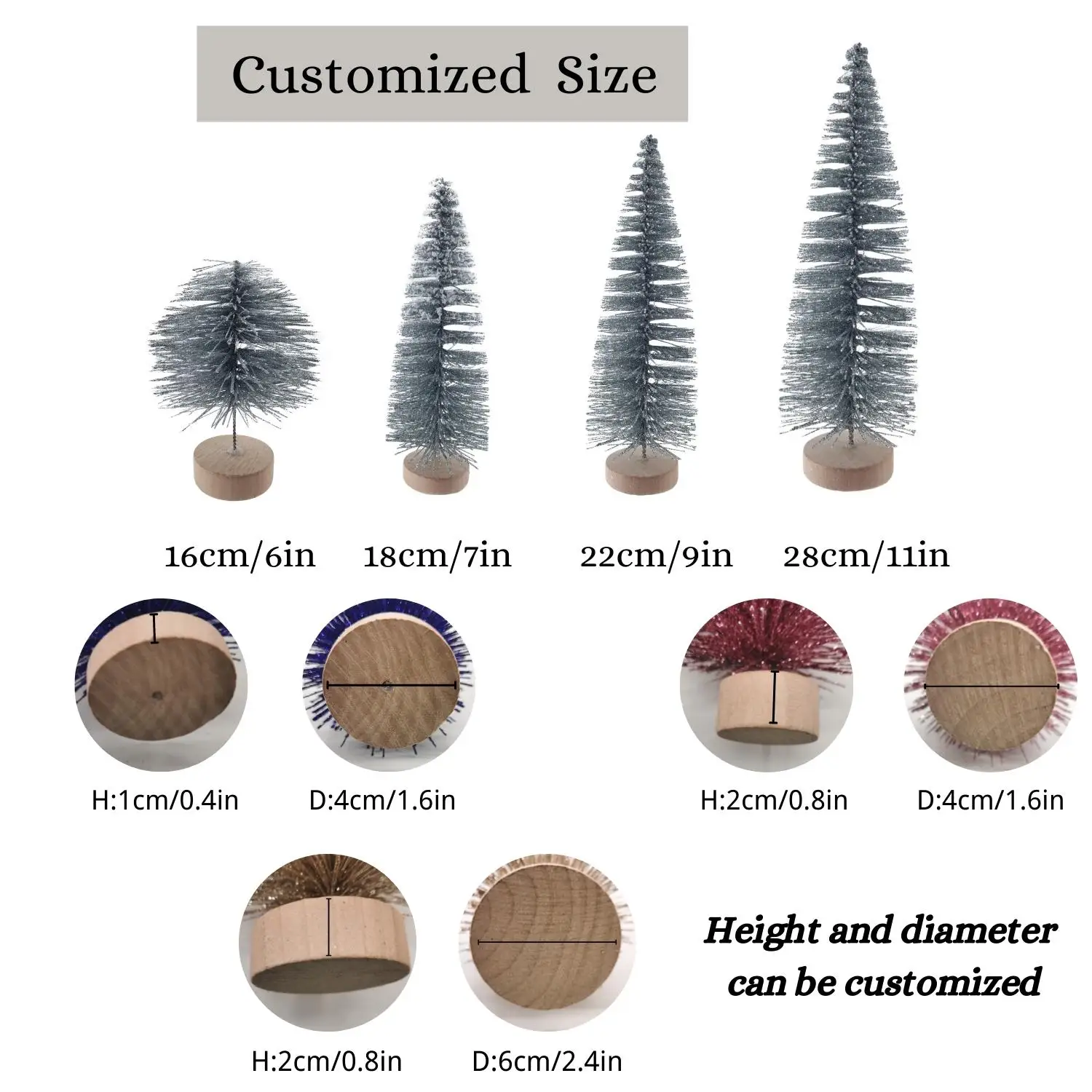 PE Pine And Red Berries Tabletop Christmas Tree For Holiday Decor Wholesale Artificial Mini Christmas Tree