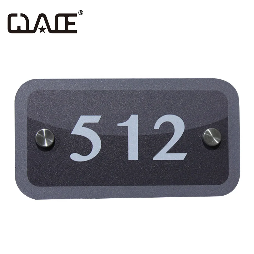 
Hotel sign house numbers warning words notice plate 