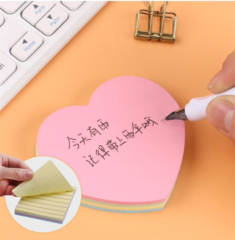 Custom size graphics plastic sticky note colorful PET page marker adhesive sticky note Memo Pads