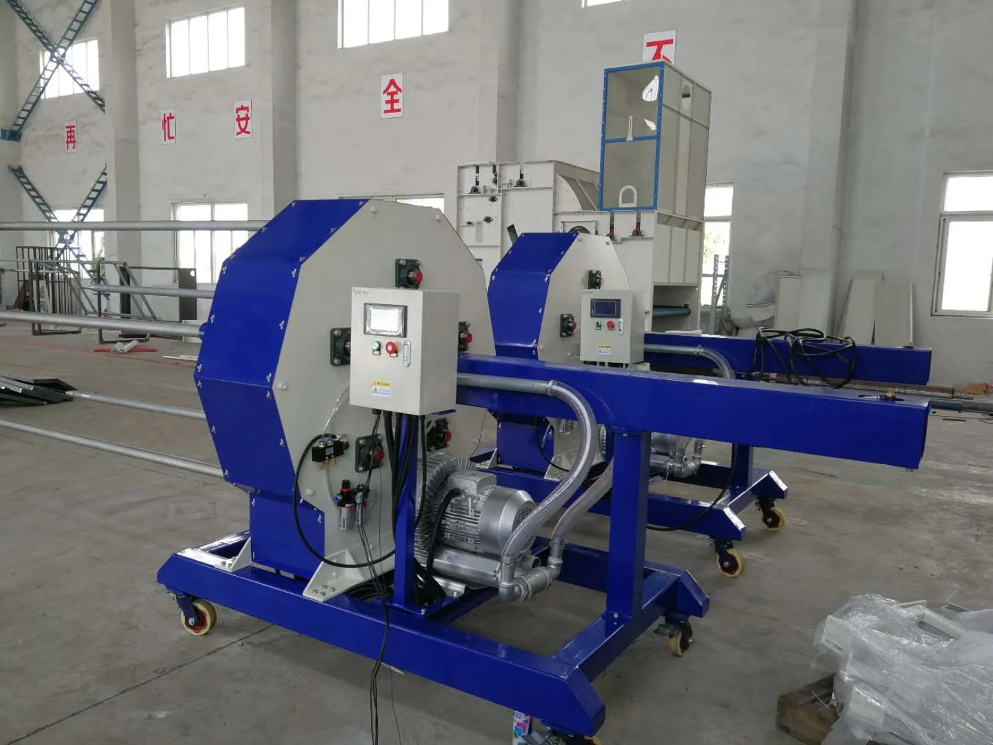 conveyor belt polyester wadding roll compression packing machine