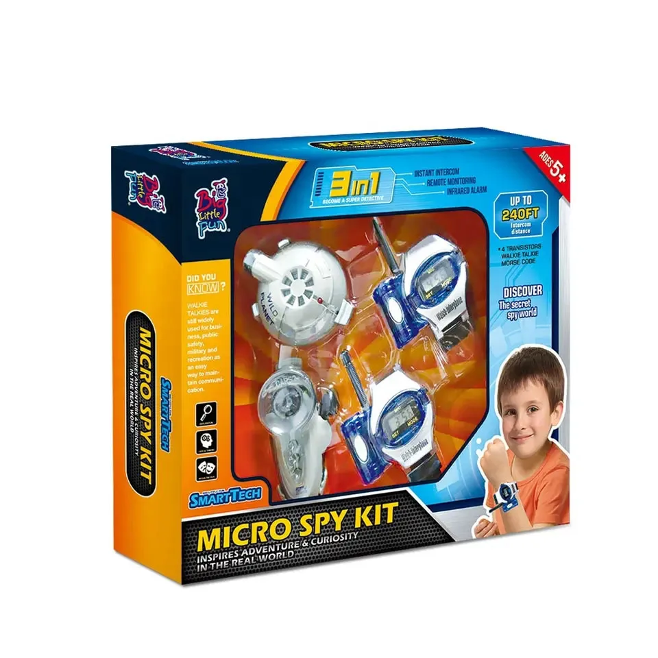 Products intelligence toys walkie-talkie spy toys stem education gift for boy kid