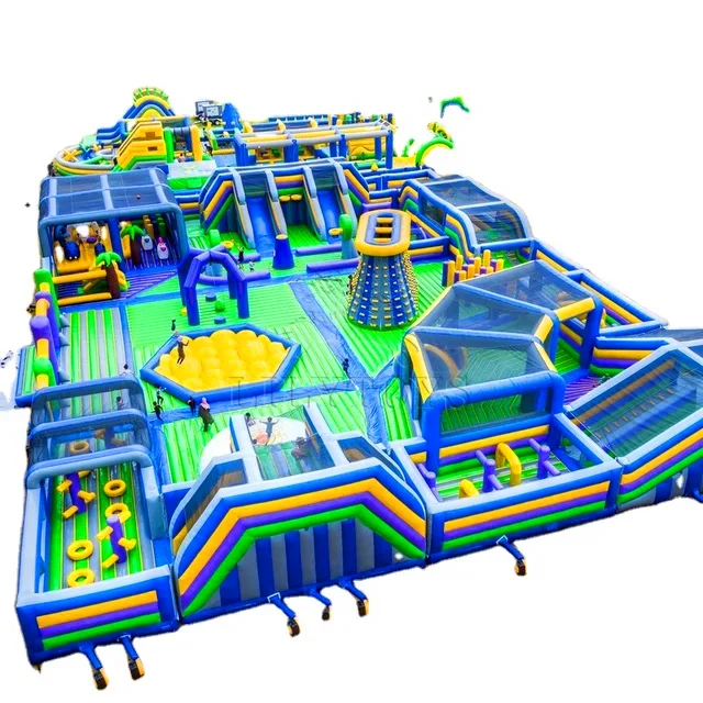 Индивидуальные 40x30 м в мире самый большой надувной тематический парк площадка для детей и взрослых