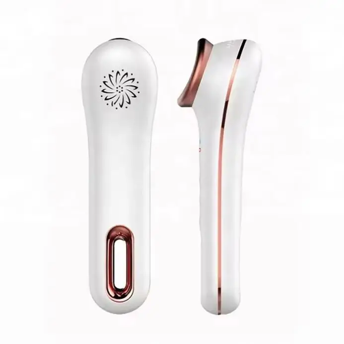 Factory Price Hot Cold Skin Temperature Vibration Facial skin Massage Device face lift eye care massage machine 2018