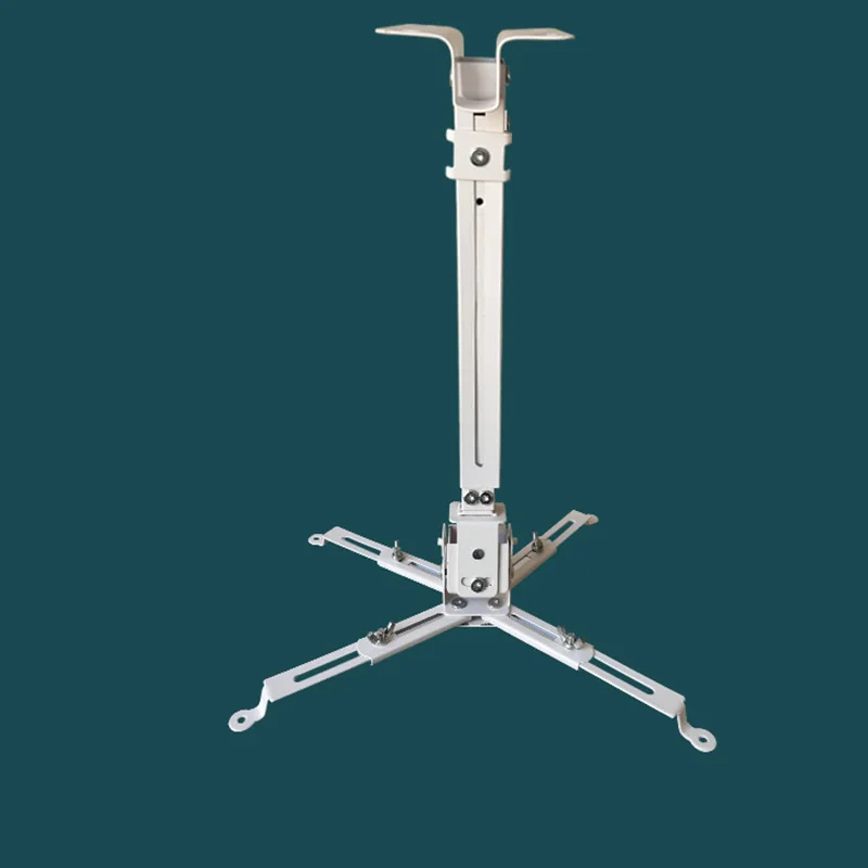 New Listing High Quality 43-65cm Adjustable Height Bracket Series Black Projector Ceiling Mount Bracket