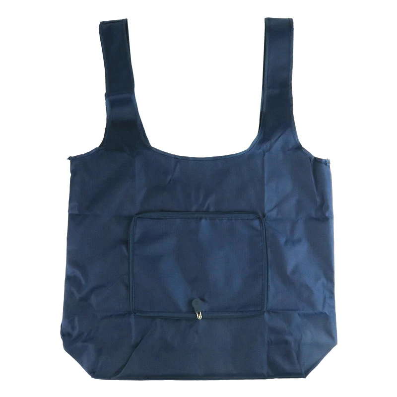 Supermarket Large Capacity Portable Reusable Bags Eco Shopping With Zip Pocket