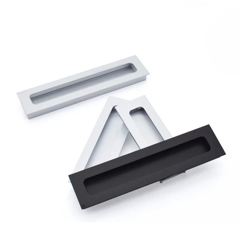 Aluminum alloy cabinet handle modern style concealed drawer handle