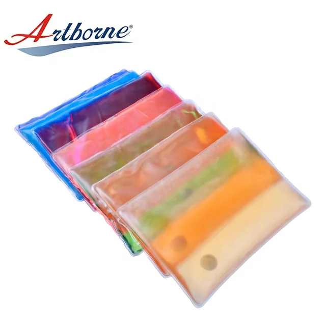 Artborne Rectangle Shape Custom Logo Heat Pad Hand Warmer Body Warmer Click Heat Pack Magic Gel Heat Pack Hand Warmer