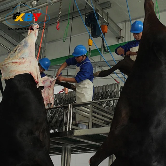 Engineering Complete Cow Slaughterhouse For Processing Line Cattle Horn And Hooves Cutting Saw