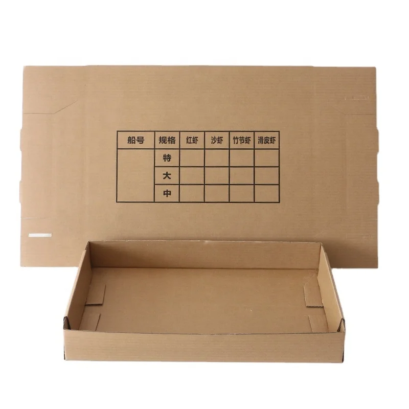 waterproof carton box Waxed Processing for Seafood