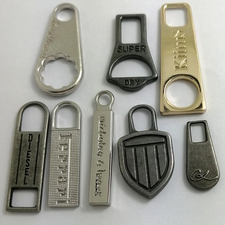 
custom handbag metal tag label 