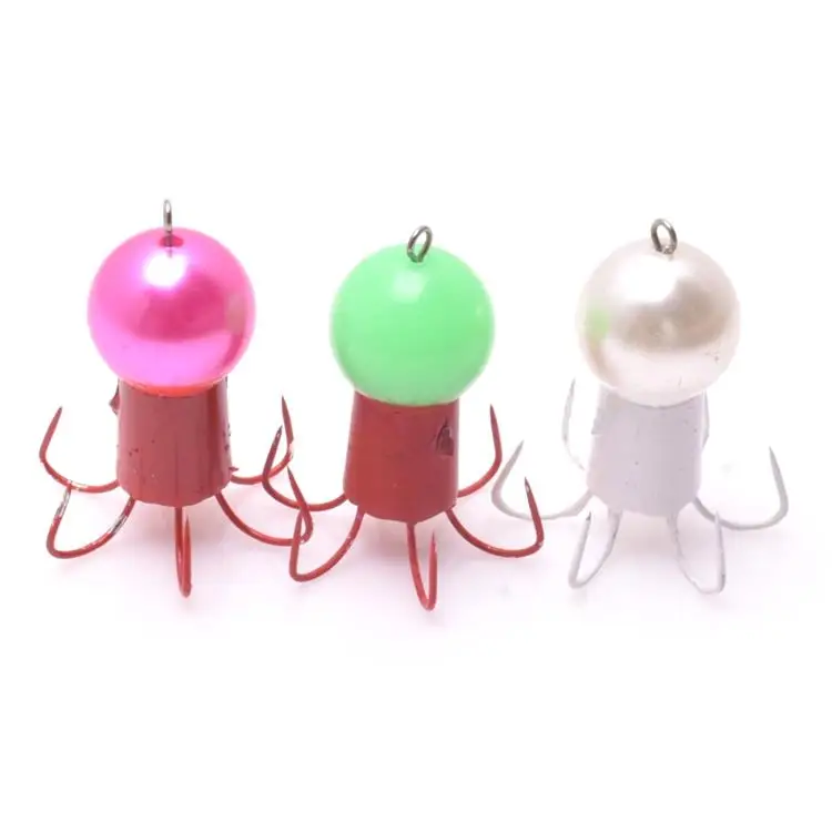 quality fishhooks High Squid carbon Octopus Hook Cuttlefish Drag HookGlow Squid Jig