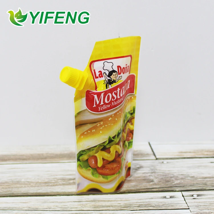 Sauce Packaging Round 1000ml 250ml Clear 3 L 5 Litre 500ml Reusable Food Grade Plastic Spout Pouch For Food