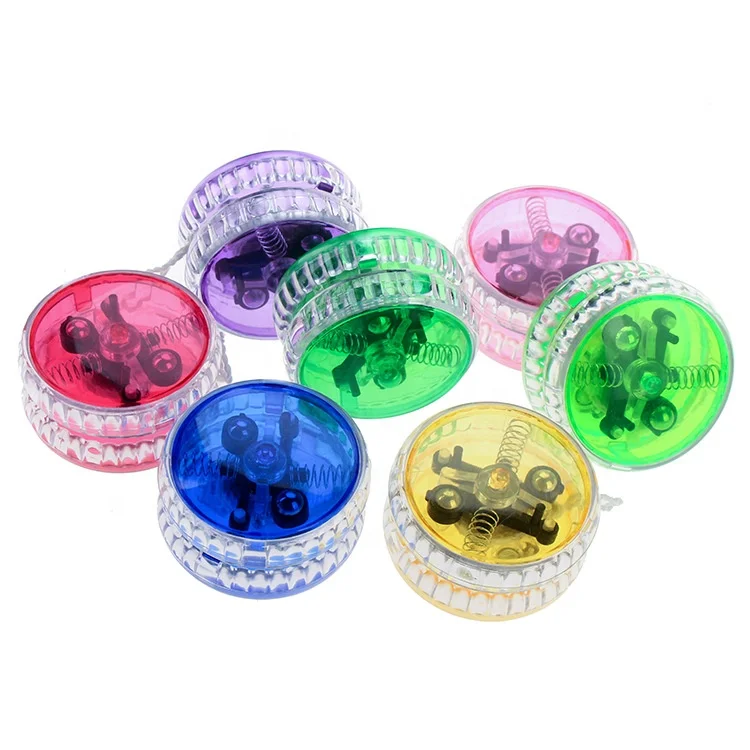Beginner Level Glow parties light-up toys cheap yo yo ball toy  flashing led free professional yoyo LED light