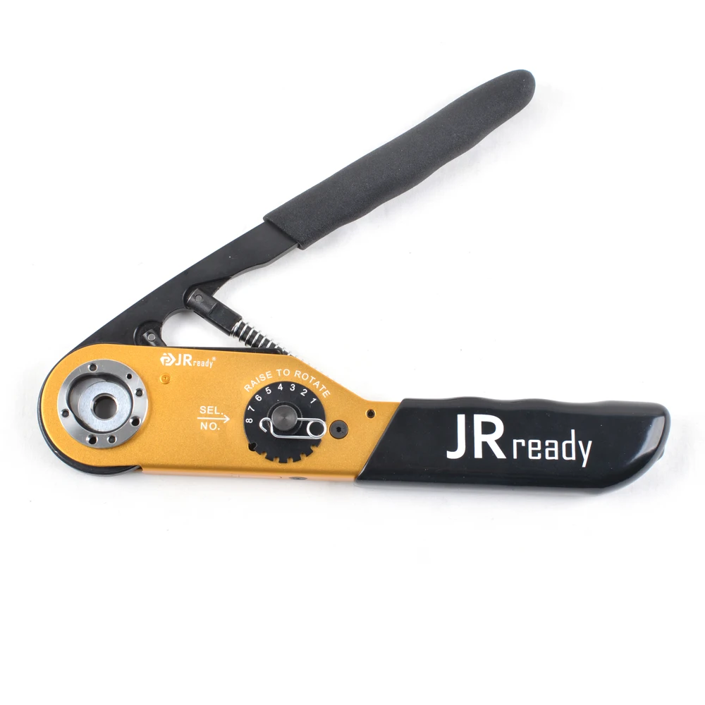 JRready Four-indent Hand Wire Crimper 6-14AWG ACT-M300 Crimping Tool For Aviation Connector