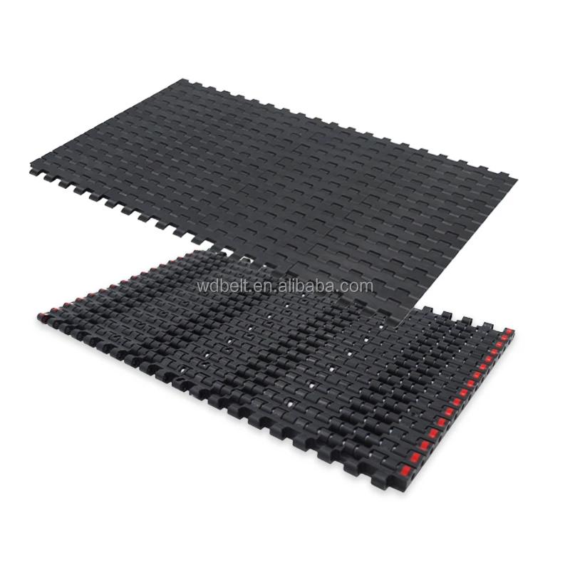 Plastic modular conveyor transfer roller belt