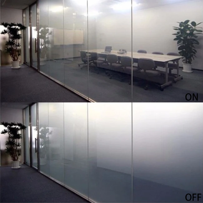Filmbase Flexible Smart Glass Film With Peel-and-stick Convenience Pdlc Magic Window Film