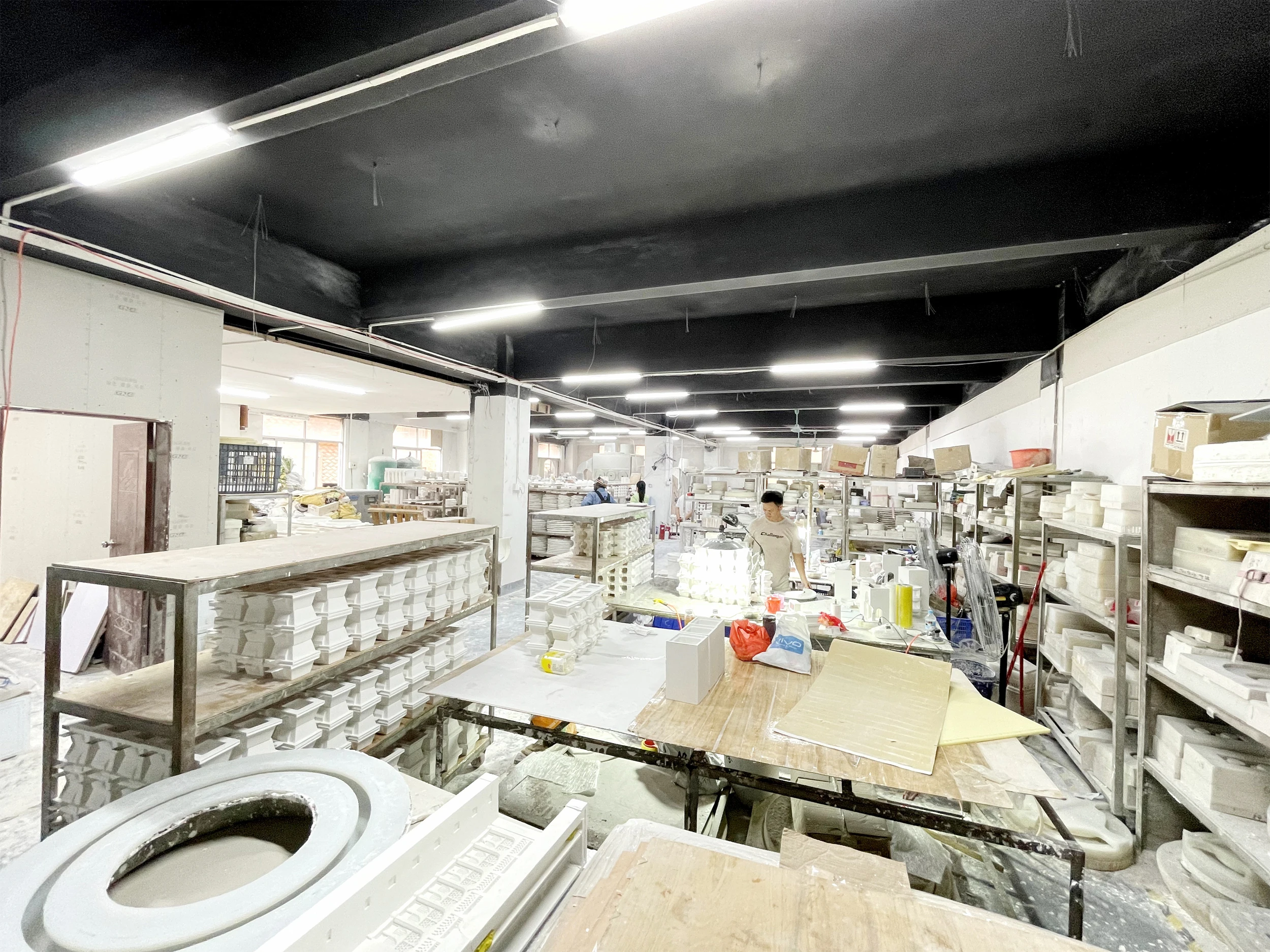 Modern Popular Indoor Decoration Ceiling Recessed Anti Glare Led Gypsum Downlight GU10 7W 10W Frameless Dimmable Plaster Lamps