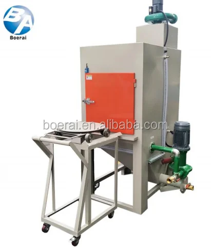 Vapour sandblasting machine ba-1000WT Stainless steel mold cleaning