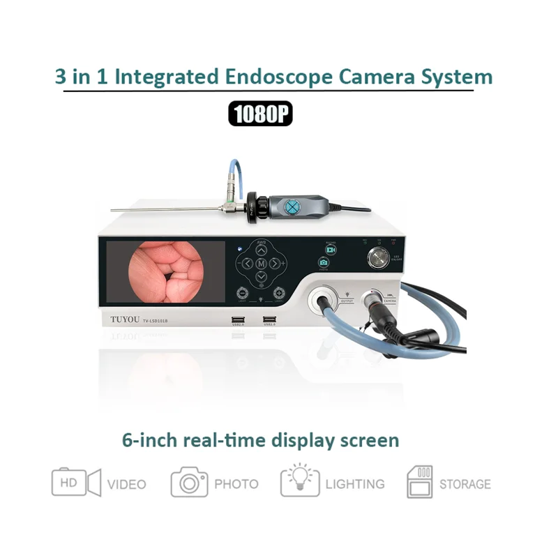 TuYou Portable Endoscope Surgical Endoscope Laparoscopy Imaging System Camera