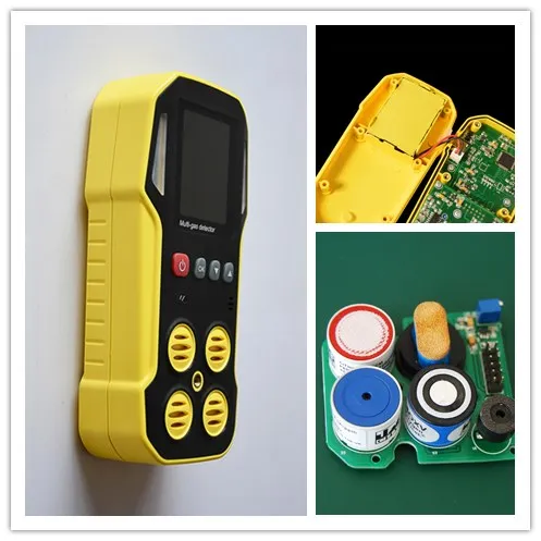 Data logger Portable biogas analyzer CH4 CO2 H2S multi gas detector for biogas and landfill mixed gases