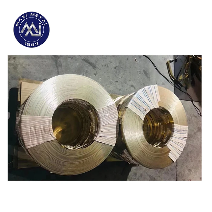 Bright colour factory price brass H70 C26000 copper strip coil foil