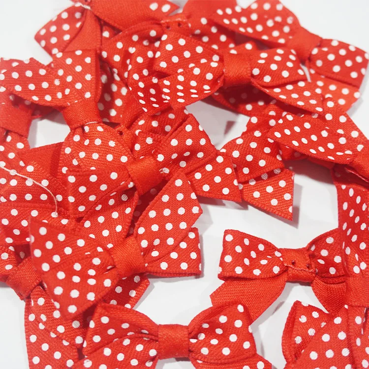 High Quality Custom Elastic Pre Made Ribbon Bows Gift Bows For Chocolate Box